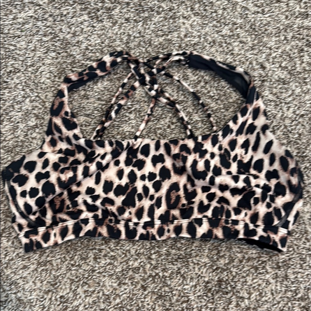 Leopard Print Sports Bra